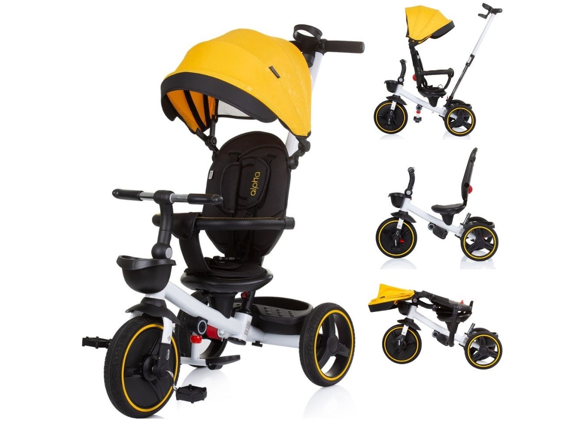 Triciclo Plegable Con Asiento 360º Alpha De Chipolino - Mango