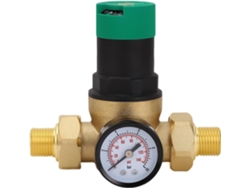 Regulador De Presión De Agua De Latón Ajustable Con Manómetro Para Un Control De Flujo Eficiente Y