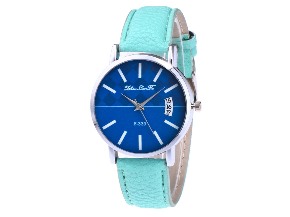 Reloj De Pulsera De Cuarzo Juvenil Estudiantil Con Correa De Cuero Moda Regalo