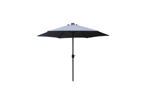 Parasol CONCEPT U Amalfi directo LED Gris (2,66 x 2,66m)