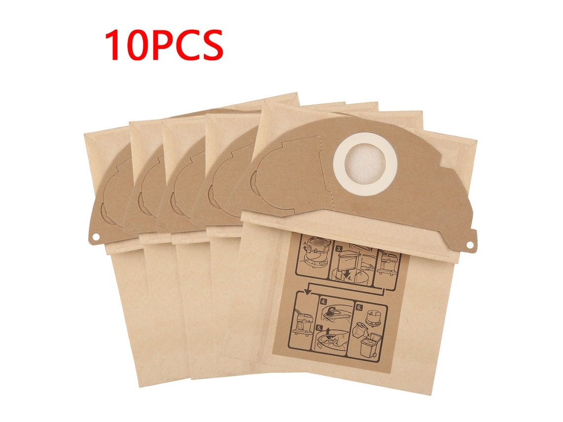 2026 Store-10 Bolsas De Papel Para Aspiradora Karcher Wd2250 A2004 A2054 Mv2, Bolsas De Polvo Y Basura Para Aspiradora