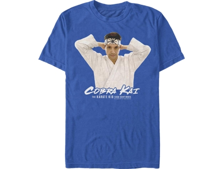 Camiseta Unisexo DEEPSTONE The Karate Kid Saga Continues Cobra Kai Real (XL)