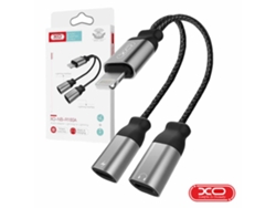Cable adaptador Lightning macho a 2 conectores Lightning hembra XO