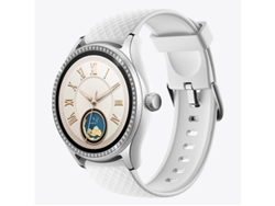 Reloj inteligente con monitorización de salud, IP68, resistente al agua, 1,38 pulgadas, para iPhone y Android, color plateado.