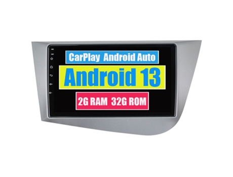 Autoradio Multimedia ROVERONE para Seat Leon 2 2005 - 2012 CarPlay Android Coche Radio Bluetooth Navegación