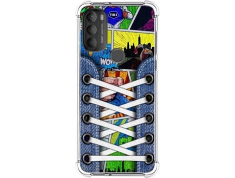 Carcasa Motorola Moto G71 5G TUMUNDOSMARTPHONE Dibujos Antigolpes Zapatillas 14 Multicolor