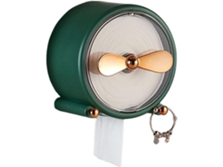 Dispensador de pañuelos de pared | Dispensador de pañuelos de pared con bordes redondeados, seguro y fácil de guardar Gokoco