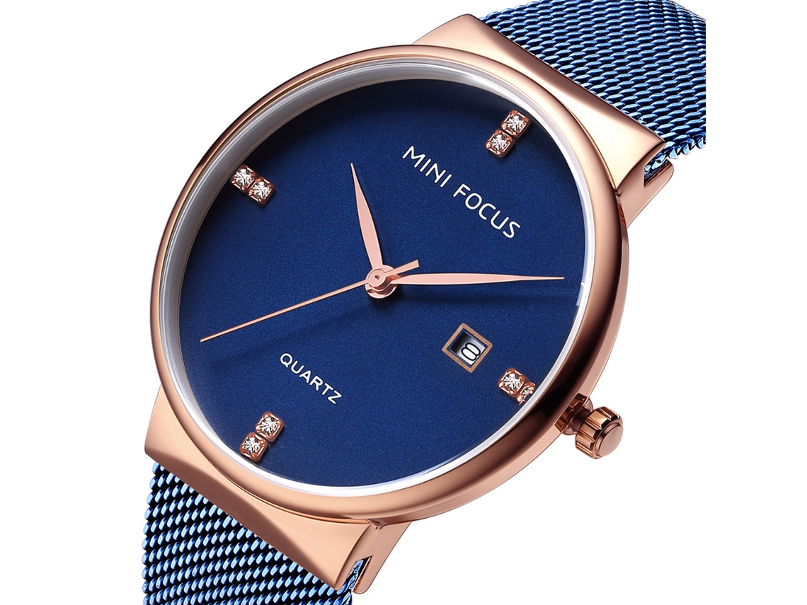 Reloj Hombre Metal Impermeable Moda Pulsera Ajustable Mini Focus (4)