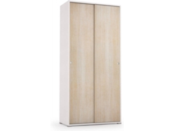 Armario DMORA Roble (Aglomerado de Melamina - 90x195x45 cm)