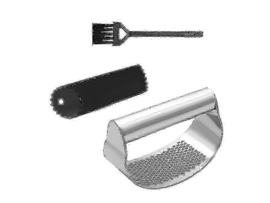 Prensa de ajos manual Rosewell de acero inoxidable, utensilio de cocina para triturar ajo