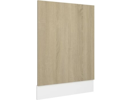 Panel delantero para lavavajillas VIDAXL Marrón Madera contrachapada (45x3x67)