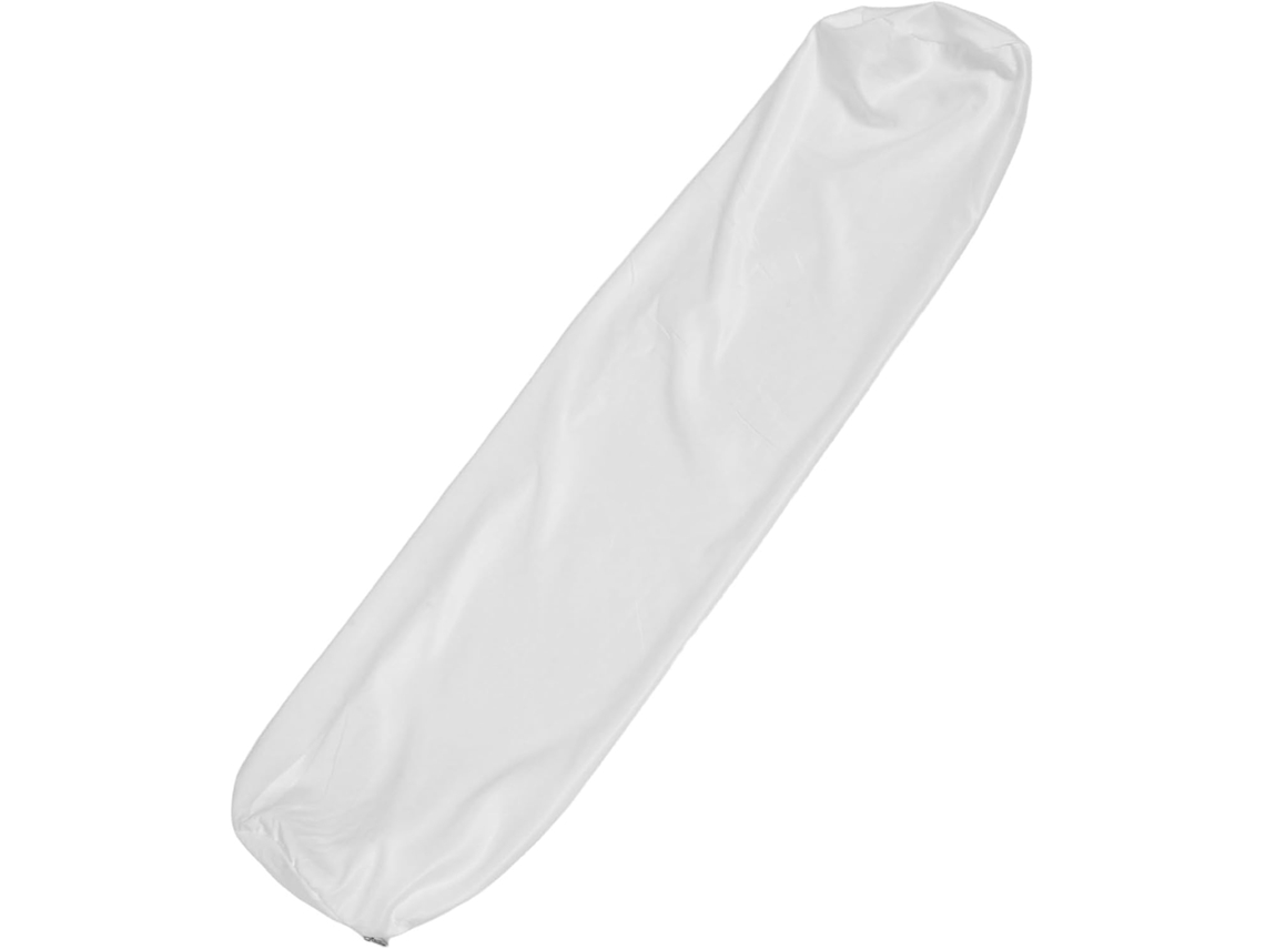 Almohada Funda Blanca Cama De Cilíndrica