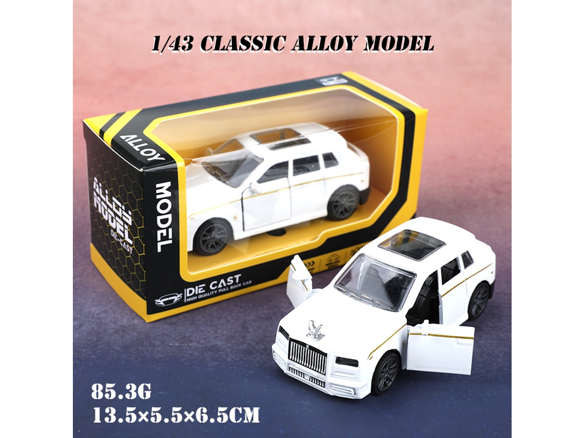 Modelo De Coche De Aleación Realista A Escala 1/43 Con Mecanismo De Retroceso, Juguete Para Niños.