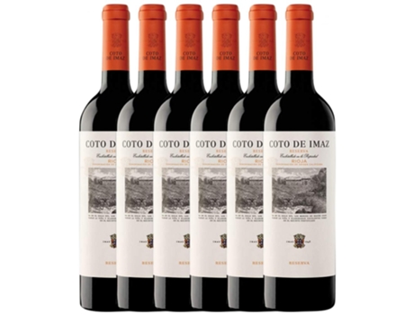 Vino COTO DE RIOJA Coto De Rioja Coto De Imaz Tempranillo Rioja Reserva (0.75 L - 6 unidades)