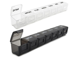Organizador Semanal De Pastillas, Pastillero Diario Para 7 Días, Gran Capacidad, Libre De Bpa.