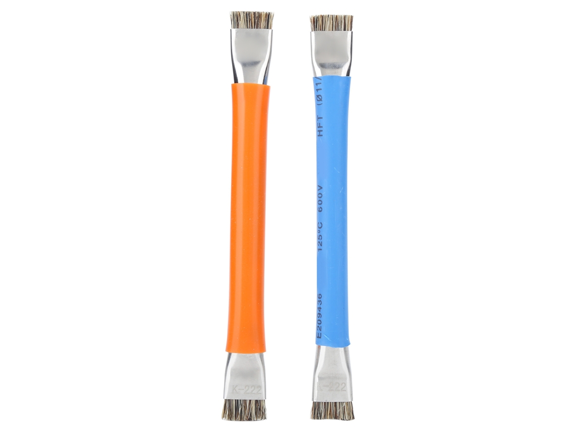 Juego De 2 Cepillos Antiestáticos De Doble Cabezal Para La Limpieza De Placas Base De Teléfonos.