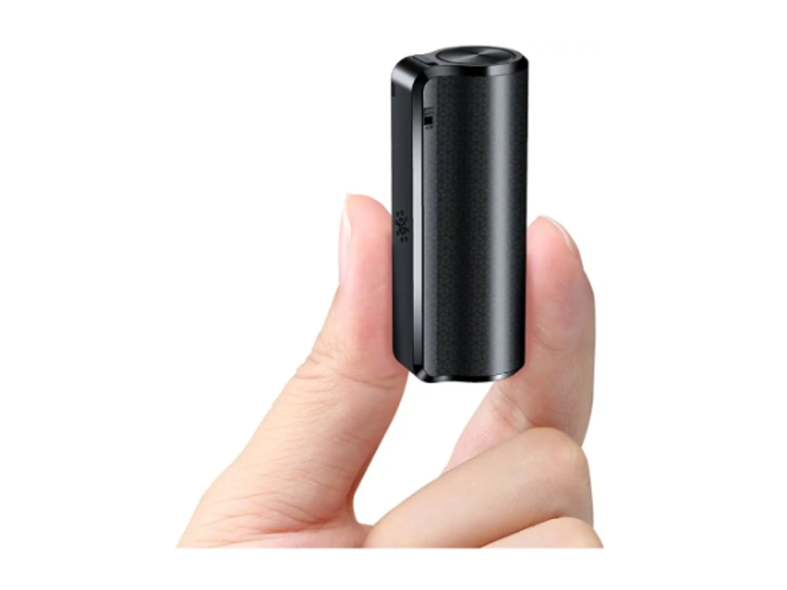 Grabadora de voz digital de 8 GB, mini grabadora magnética activada por voz, ideal para reuniones, entrevistas, clases y conferencias. Yizhood (negra).