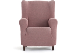 Funda de Sillón EYSA Premium Jaz Tejido Multielástico (100 x 80 x 120 cm - Poliéster y Algodón - Rosa)