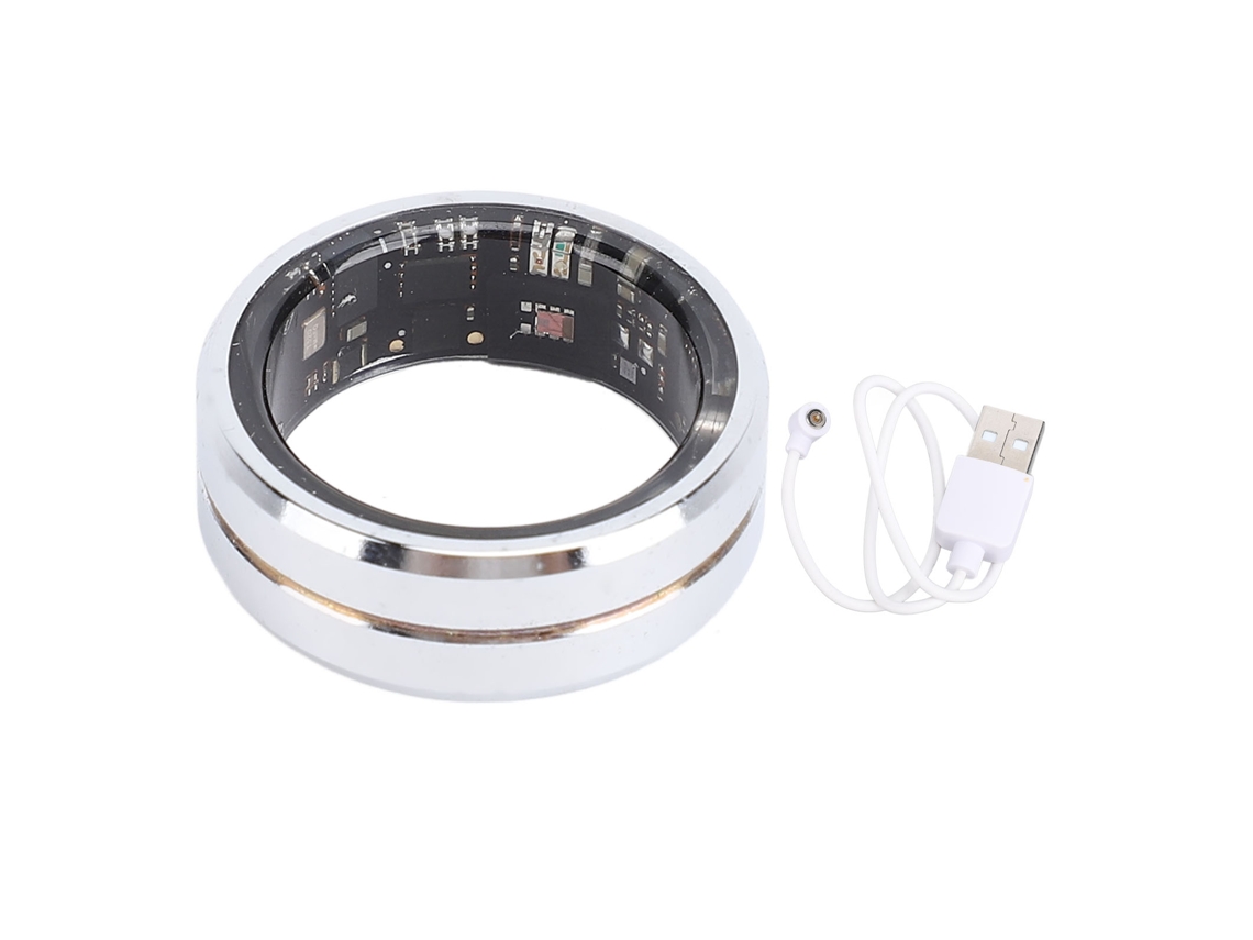 Anillo Inteligente Con Monitor De Actividad Física, Resistente Al Agua Ip68, Para Android, Acero Inoxidable.