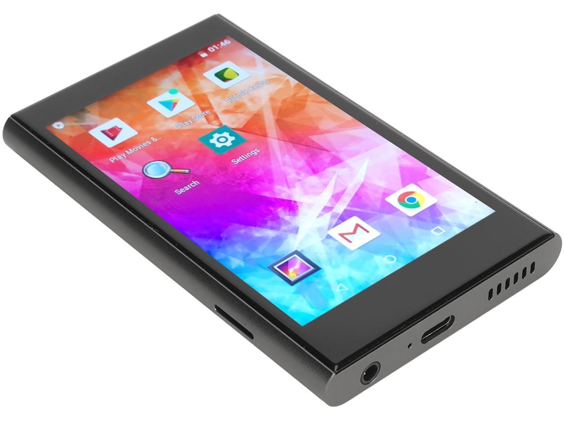 Reproductor MP4 Bluetooth YIZHOOD H2 4.0Inch HiFi sin pérdidas 64GB TF Card (Negro)