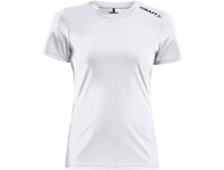 Camiseta de Mujer para Fitness CRAFT Rush Blanco (S)