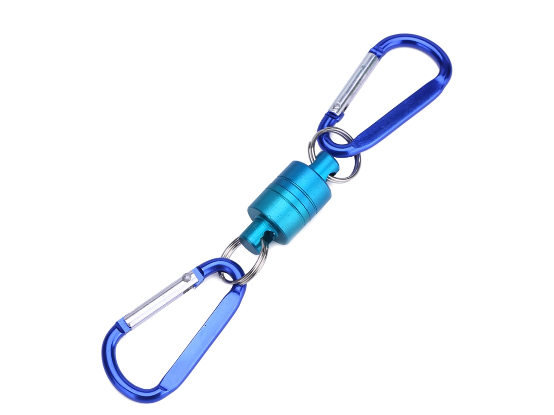 Soporte Magnético Para Redes De Pesca Con Gancho De Aleación De Aluminio Resistente Para Pesca Con Mosca (azul)