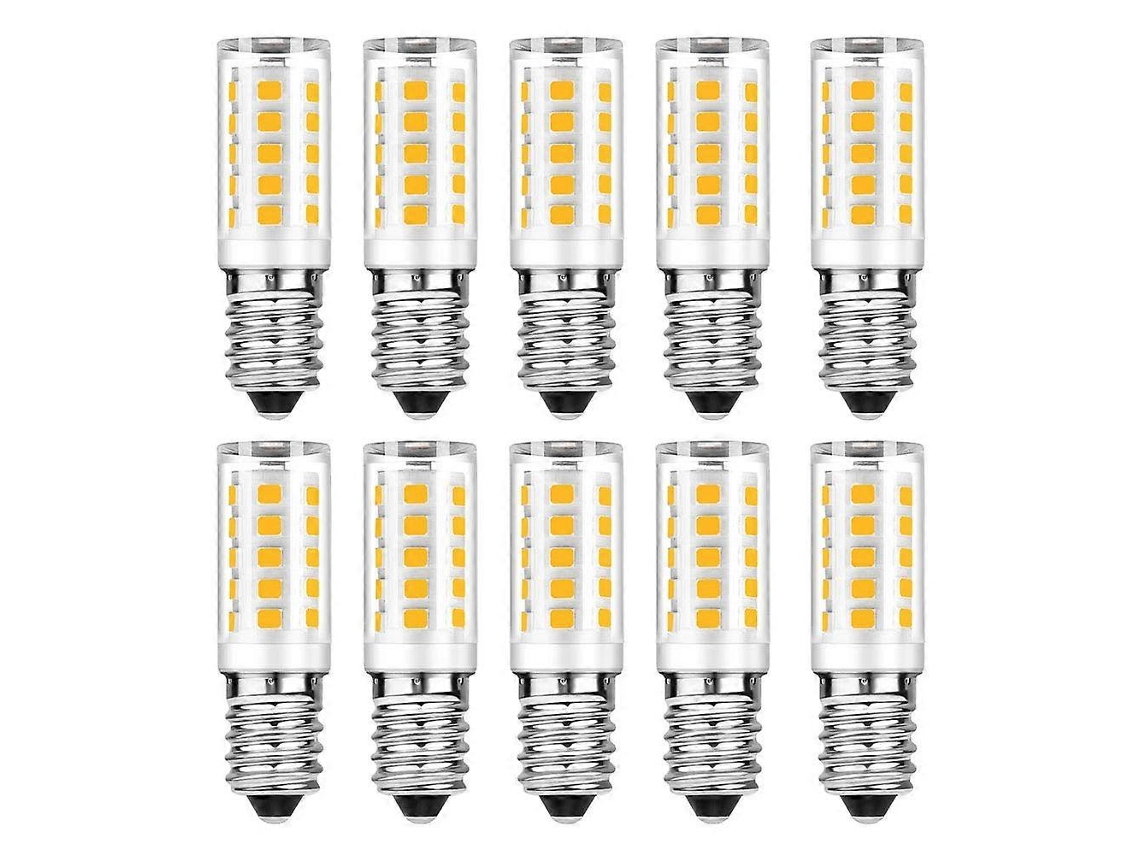 Rebe-conjunto De 10 Bombillas Led E14 5w Equivalente A 50w Luz Blanca Cálida 3000k 500lm No Regulable 220-240v