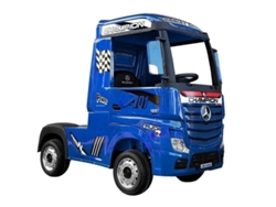 Mercedes Actros Mp4 eléctrico pintado en azul B.active