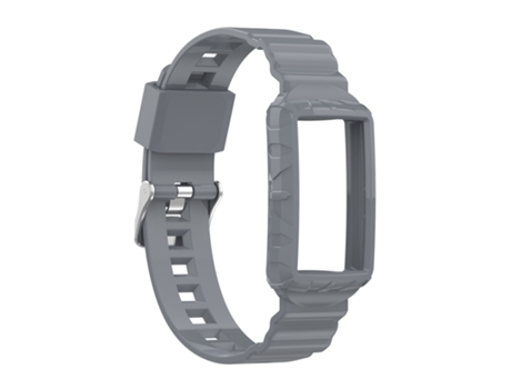 Correa de reloj inteligente para Fitbit Charge 5 Correa de reloj de silicona One Body Armor (gris)