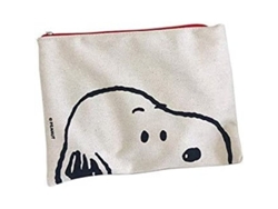 2026-estuche De Lápices Multifuncional De Algodón Con Gran Capacidad Para Maquillaje Y Viajes Diseño Único Snoopy