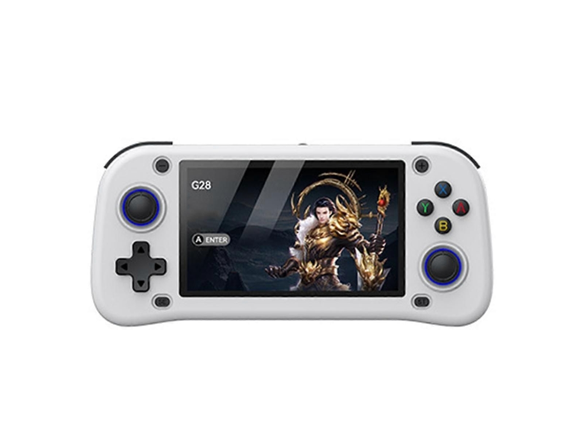 Consola portátil retro G28 de 64 GB con más de 10.000 juegos, pantalla de 4,3 pulgadas, reproductor de bolsillo Linux para /ps1/n GOKOCO