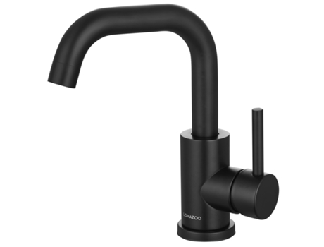 Grifo Lavabo Pomo Monomando LOMAZOO Pollux Negro