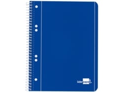 Cuaderno LIDERPAPEL 80h 75g/m² Azul (A5 - Liso)