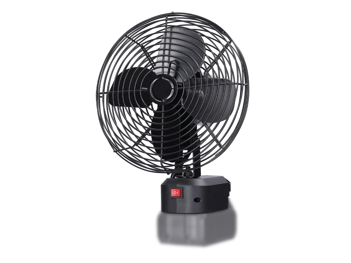 Ventilador Portátil Para Camping, Picnics, Pesca, Inalámbrico, De Metal, Con Batería De Litio Y Velocidad Ajustable.