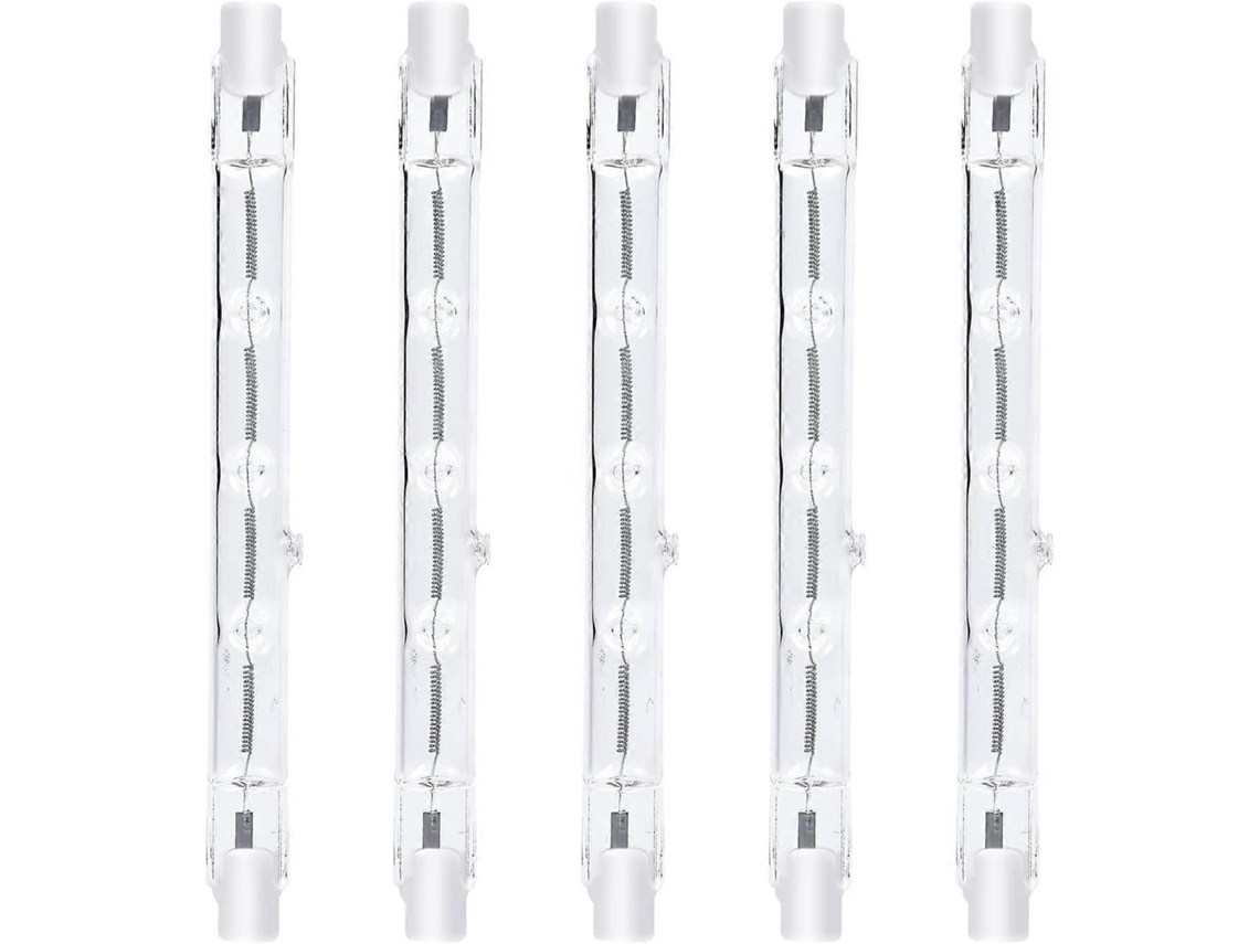 Rebe-bombilla Halógena R7s Ajustable 300w 2800k 3000lm 118mm Ac220-240v Para Paisaje Seguridad Iluminación