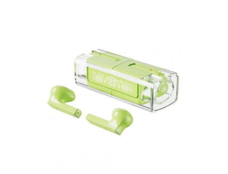 Auriculares Bluetooth True Wireless Pantalla táctil digital Bh15 compatible con 5.3 Low Latency Gaming Green