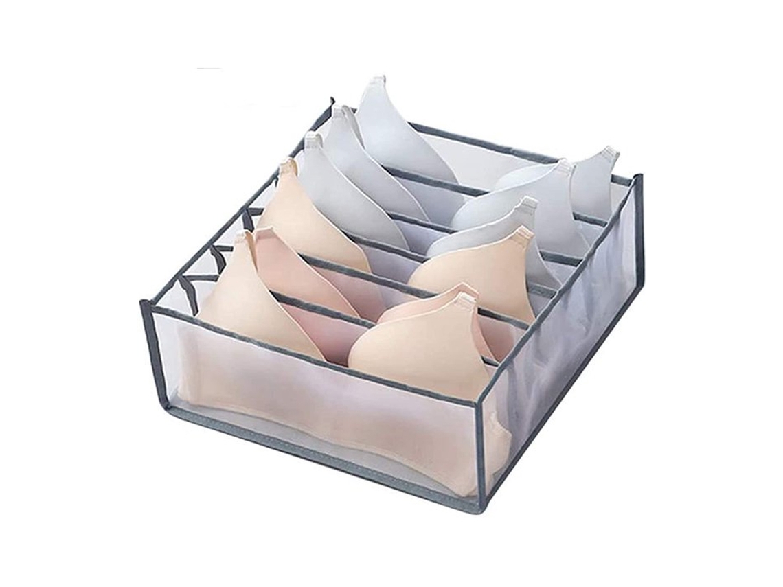 Caja de Almacenaje Cajas Lencería Organizadores KOFIHETY (25x25x4cm)