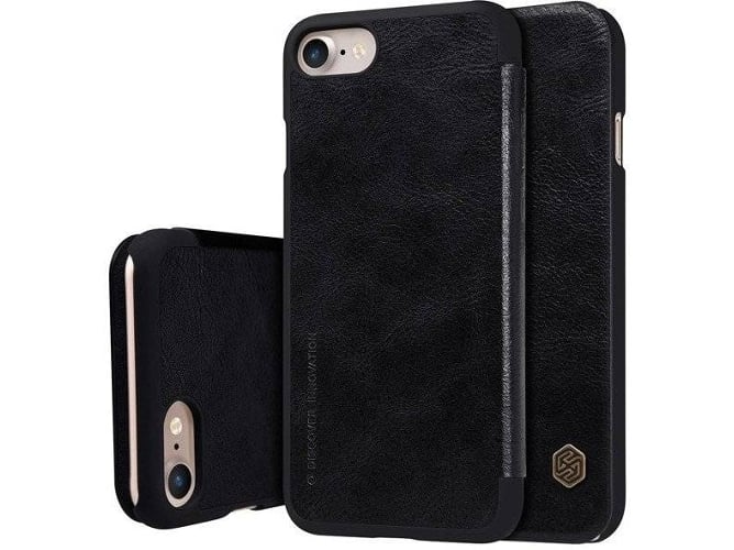 Funda iPhone 7, 8, SE 2020 NILLKIN Qin Leather Negro