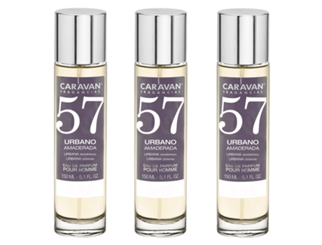 3x CARAVAN Perfume de Hombre Nº57 - 150ml