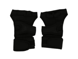 Guantes Deportivos De Neopreno Para Fitness Y Ocio Antideslizantes Con Cierre De Gancho Y Ojo Talla M Negro