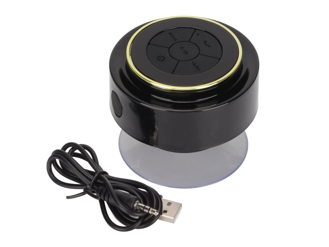 Caixa De Som Bluetooth F012 Com Pareamento Duplo À Prova D'água Ip67 Para Chuveiro Piscina Praia Festa Familiar