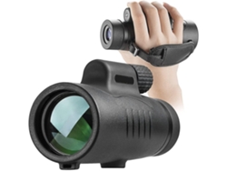 Telescopio monocular 8x42 HD Starscope, impermeable, Bak4, a prueba de golpes, con correa de mano y mira telescópica de USHION