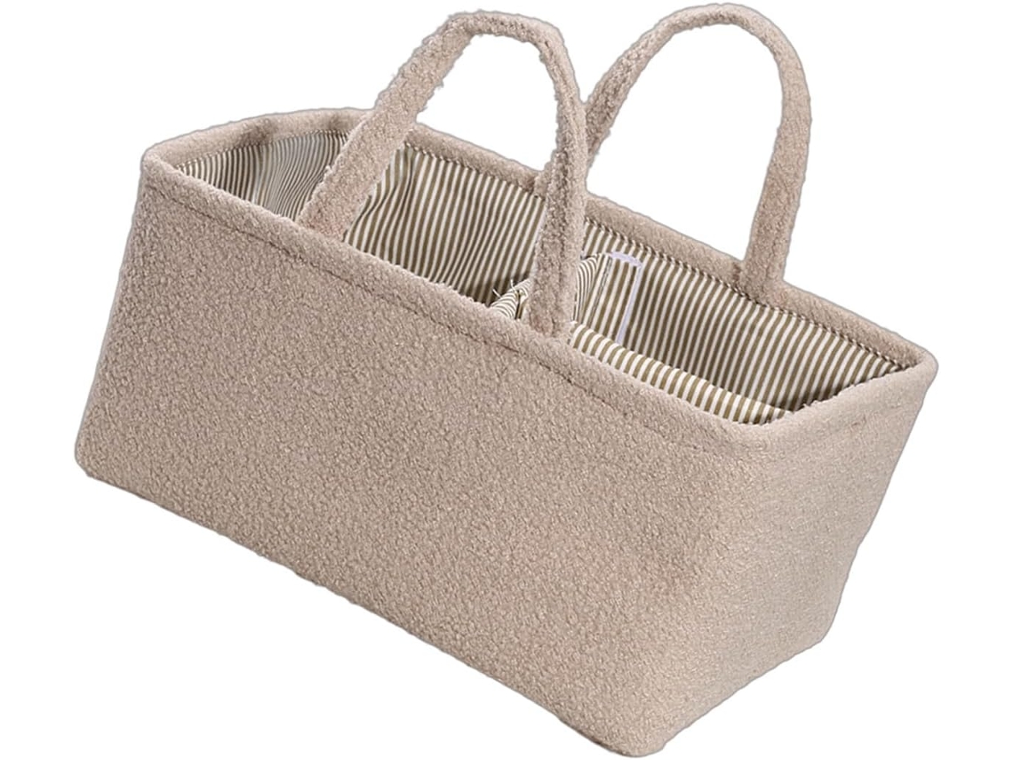 Cesta De Almacenamiento Plegable De Tela De Poliéster Con Compartimentos Impermeables Para Artículos De Bebé.