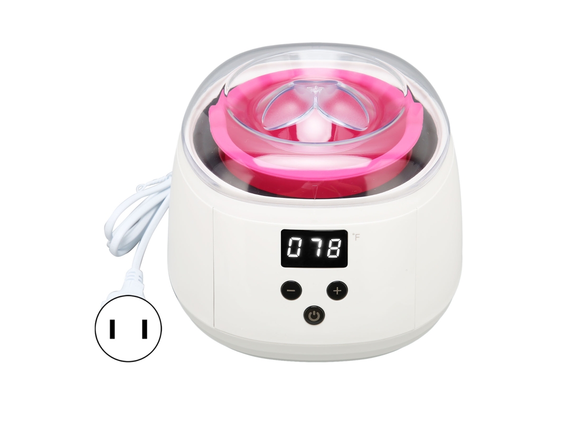 Máquina De Calentador De Cera Profesional Led Eléctrico Con Olla De Silicona Para Depilación 100‑240v Plug Us