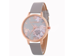 Conjunto De Reloj De Lujo Informal Para Mujer Con Estuche De Regalo Gris.
