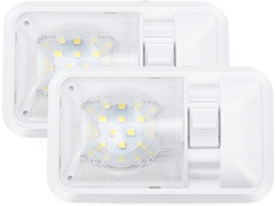 Luces de cubierta empotradas que transforman tu espacio con bajo voltaje de 12 V CC, diseño impermeable IP67, 20 piezas