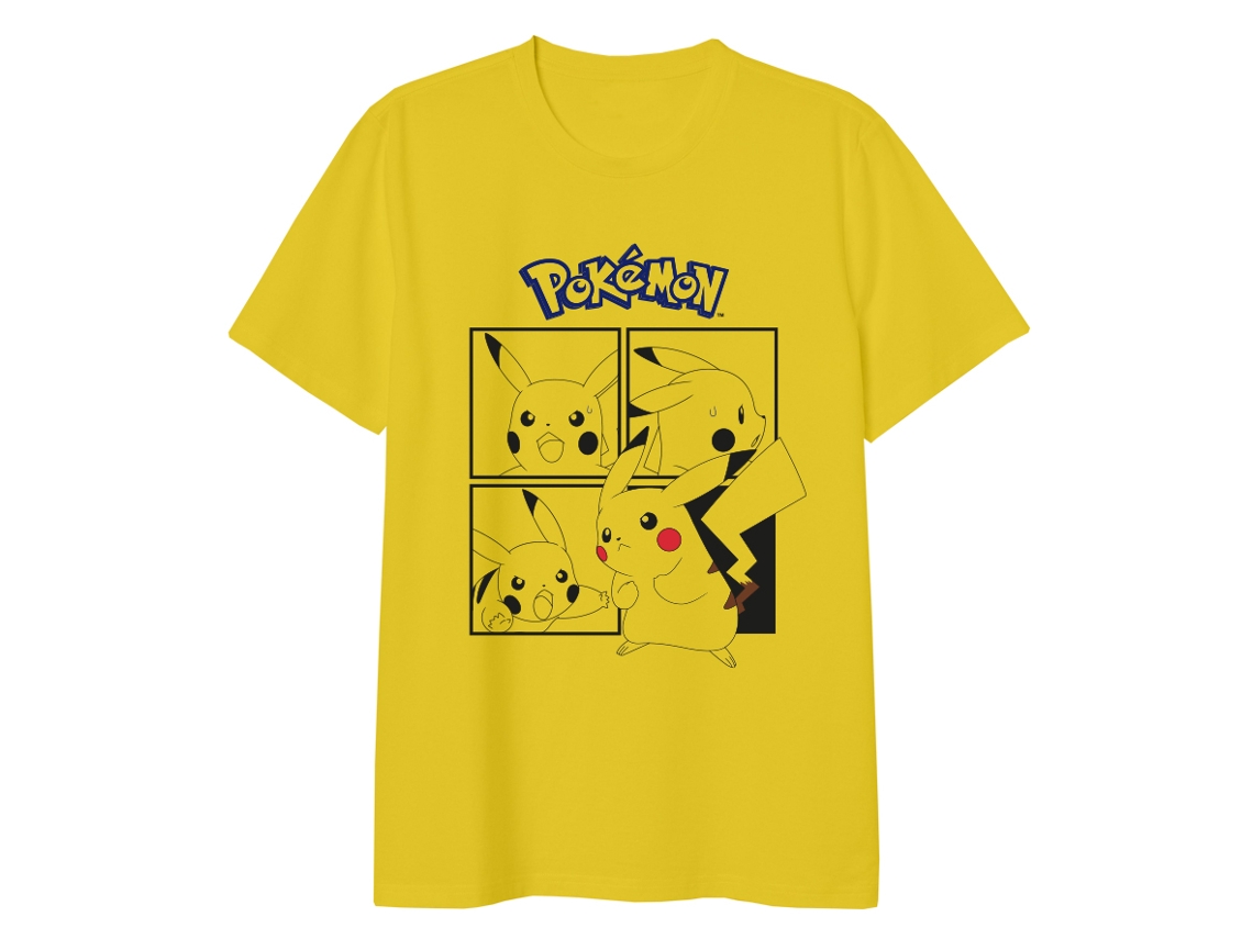 Camiseta POKEMON Hombre S Amarillo Worten.es