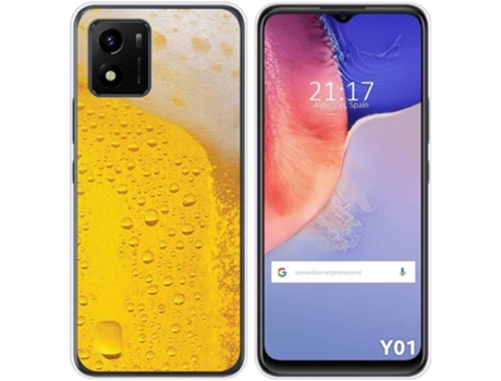 Carcasa Vivo Y01 TUMUNDOSMARTPHONE Dibujos Cerveza Multicolor