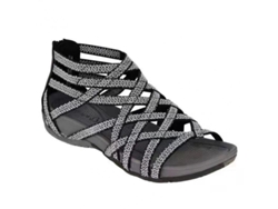 2026-sandalias Gladiador Romanas Para Mujer Con Diseño De Vendaje Toe Redondo Verano Playa Prq 38 Negro Blanco