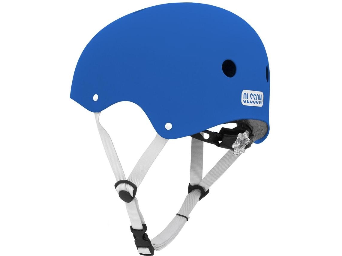 Casco Infantil OLSSON HERO - Azul S/M (50-52cm) Patinete Skate Bicicleta Patines